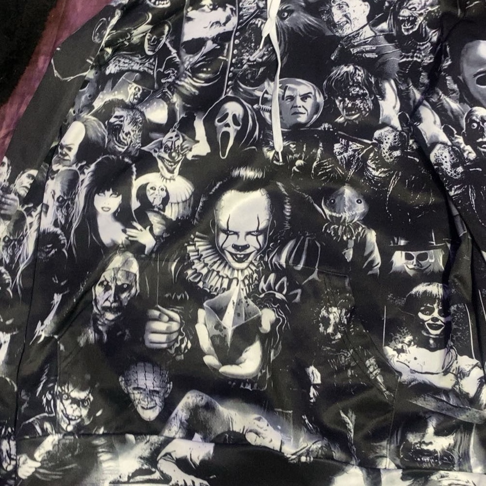 Horror Movie Graphic Hoodie